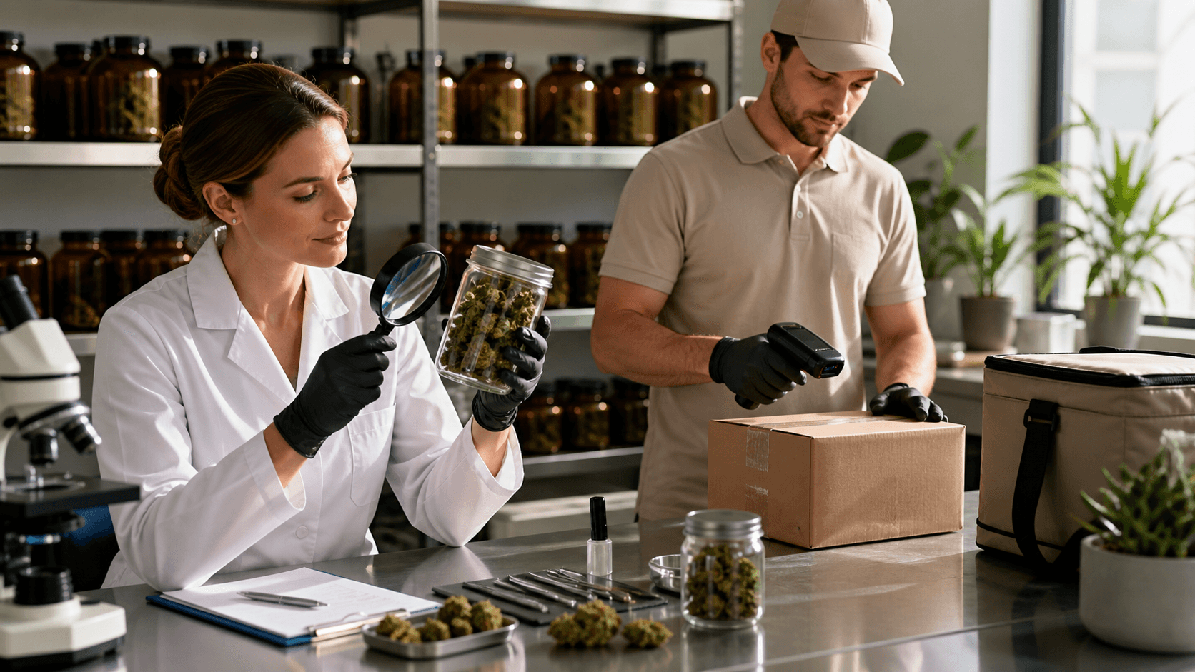 Same-Day Weed Delivery QC Checklist: Lab Tests, Freshness, Storage, Custody